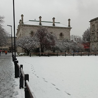 Museum Building in Snow 1